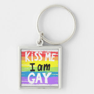 Porte-clés Embrasse-Moi Je Suis Gay