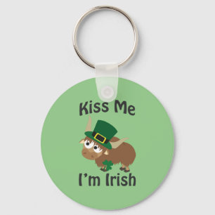 Porte-clés Embrasse-moi Je suis Irlandais Yak