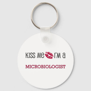 Porte-clés Embrasse-moi Je suis MICROBIOLOGUE
