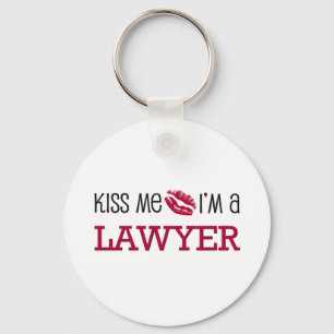Porte-clés Embrassez-moi que je suis un AVOCAT