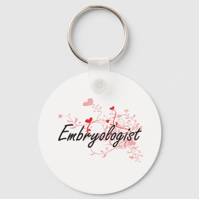 Porte-clés Embryologue Conception de travail artistique avec  (Recto)
