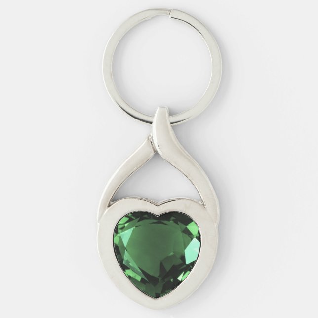 Porte-clés Emerald Heart (Devant)