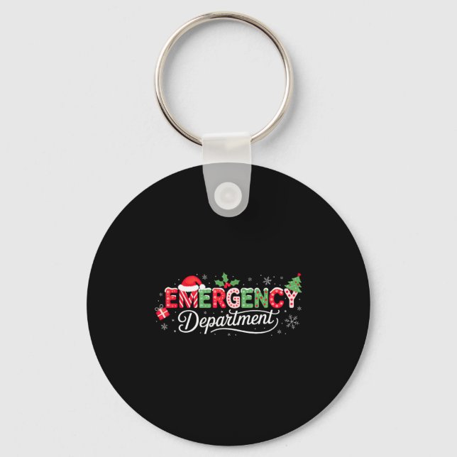 Porte-clés Emergency Department Christmas Santa Er  (Recto)