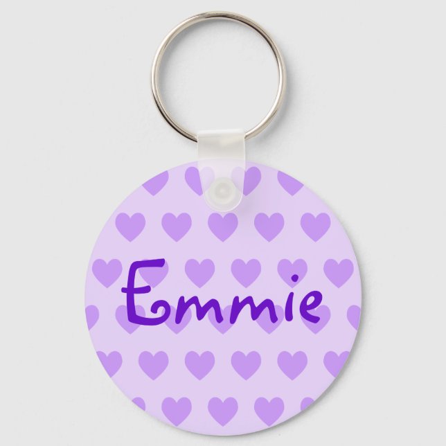 Porte-clés Emmie en violet (Recto)