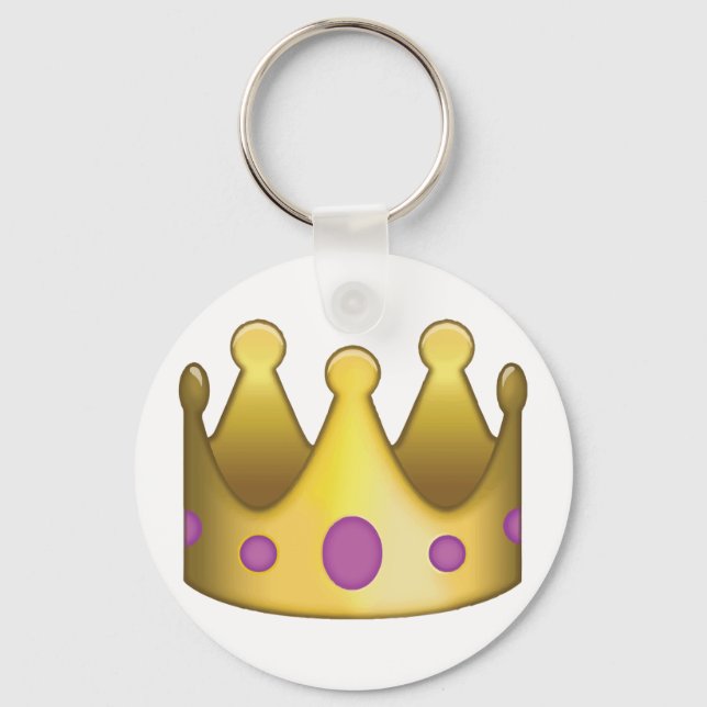 Porte-clés Émoji de la Couronne (Recto)