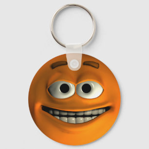 Porte-clés Emoticon orange