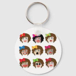 Porte-clés émoticône