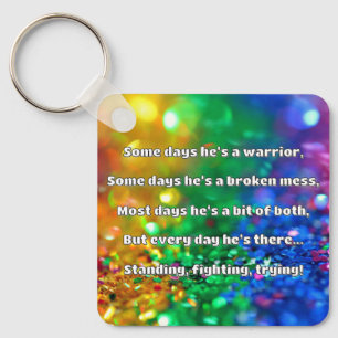 Porte-clés Empath Strength Positive Citation Encouragement