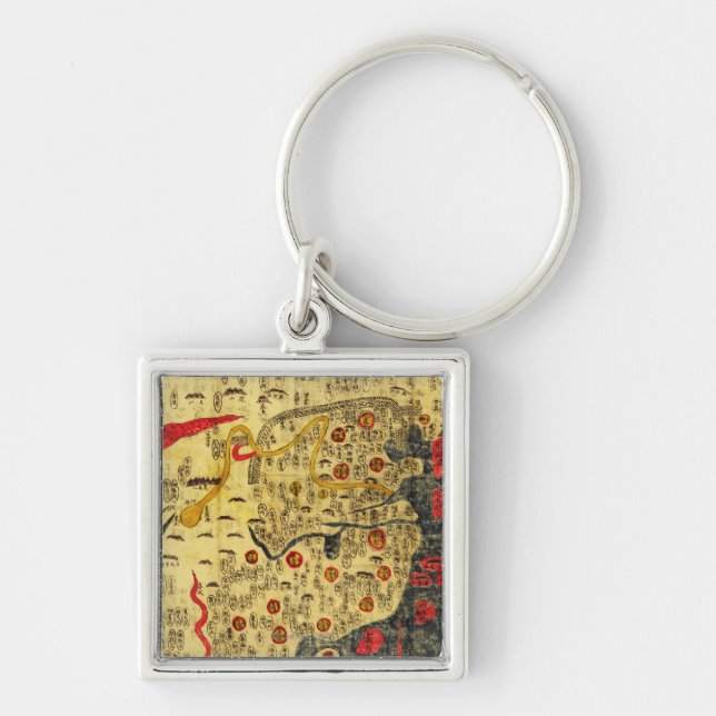 Porte-clés Empire Ming, Chine Carte panoramiqueChine (Devant)