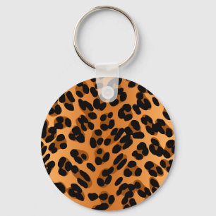 Porte-clés Empreinte de léopard