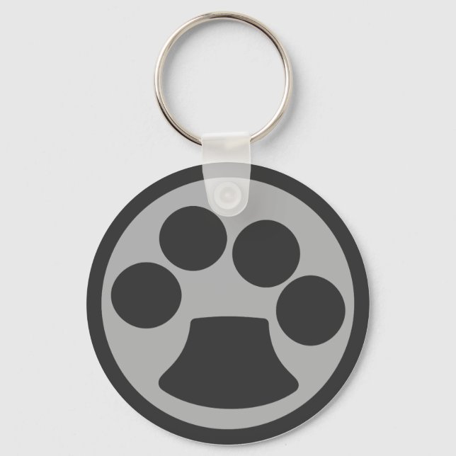 Porte-clés Empreinte de patte de chats Kitty (Recto)