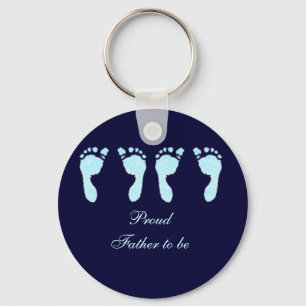 Porte-clés Empreintes bébé (Jumeaux garçon)