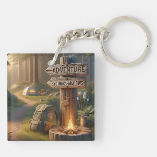 Porte-clés en acrylique Aventure – Apportez vos pr