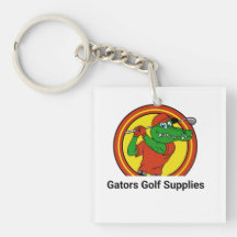 Porte-clés en acrylique Gator