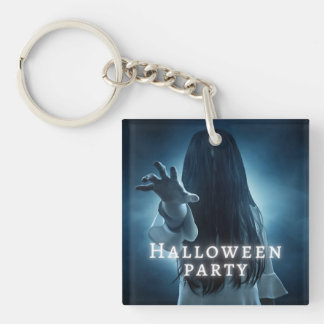 Porte-clés en acrylique Halloween effrayant – Cade