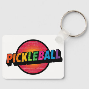 Porte-clés en acrylique Pickleball