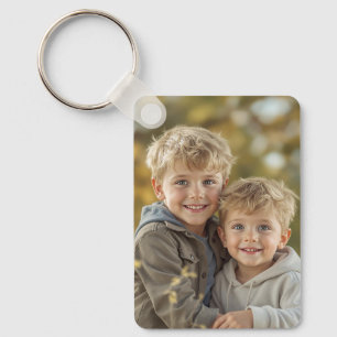 Porte-clés en aluminium double face personnalisé a