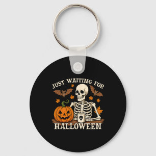 Porte-clés En Attendant Juste Jack Halloween Ou Skeleto Lante