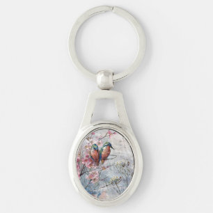 Porte-clés En Attente De L'Oiseau De Surfeur Kingfisher
