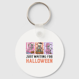 Porte-clés En attente de squelette d'Halloween été Éffrayant