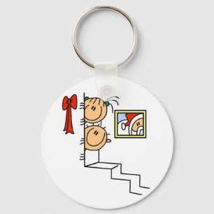 Porte-clés En attente des T-shirts et cadeaux Père Noël
