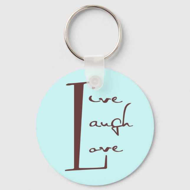 Porte-clés En direct. Laugh. Love. (Recto)