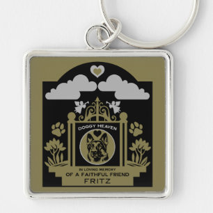 Porte-clés En mémoire d'amour d'un berger allemand
