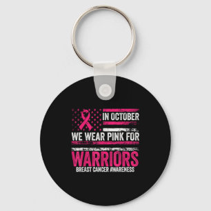Porte-clés En Octobre Nous Portons Nk Pour Les Guerriers Cont