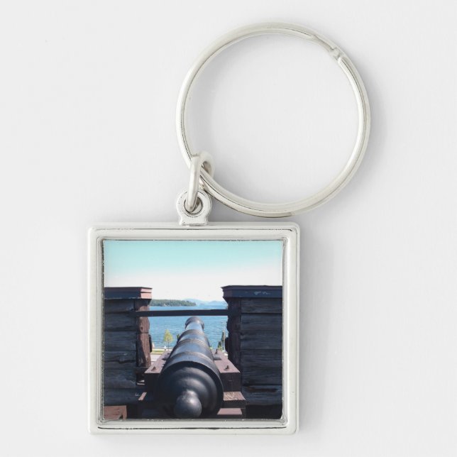 Porte-clés En regardant vers le bas le baril (Devant)