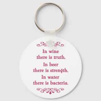 Porte-clés En Vino Veritas -cf-L