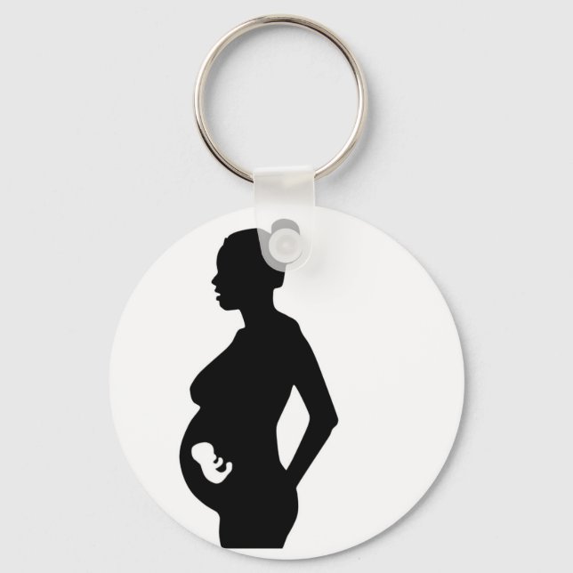Porte-clés enceinte (Recto)