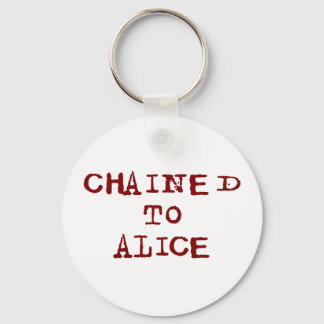 Porte-clés Enchaîné à Alice