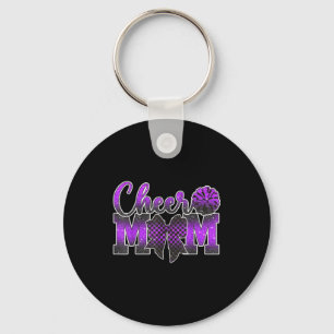Porte-clés Encourage maman pourpre meneuse de claque journée 