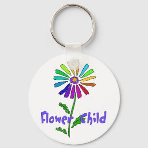 Porte-clés Enfant à fleurs