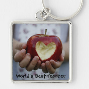 Porte-clés Enfant avec le coeur de pomme