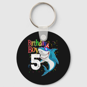 Porte-clés Enfants 5Anniversaire Garçon requin Jaw-Quelques c