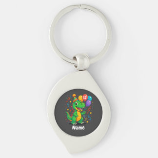 Porte-clés Enfants Dino Anniversaire Personnalisés
