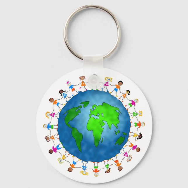 Porte-clés Enfants du monde (Recto)