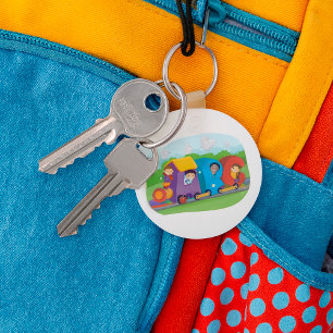 Porte-clés Enfants En Train Alphabet