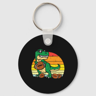 Porte-clés Enfants Football Américain Trex Dinosaure Rétro Ga