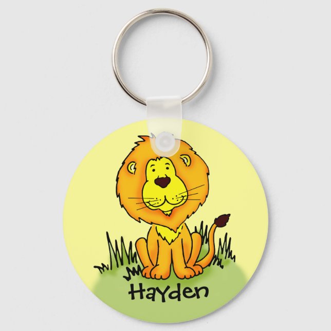 Porte-clés Enfants nommés lion porte - clé (Recto)