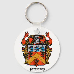 PORTE-CLÉS ENGLAND GREENAWAY COAT OF ARMS
