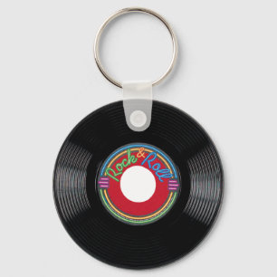 Porte-clés Enregistrement Rock and Roll 45 tr/min