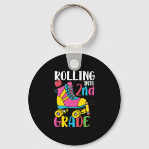 Porte-clés Enseignant de 2e année en 2e année