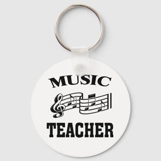 PORTE-CLÉS ENSEIGNANT DE MUSIQUE (Recto)