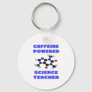 Porte-clés Enseignant scientifique spécialisé dans la caféine
