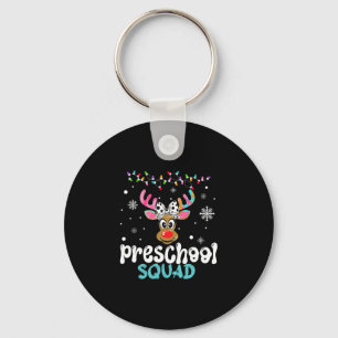 Porte-clés Enseignante de maternelle Noël équipe de maternell