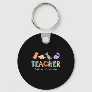 Porte-clés Enseignante Dinosaure Femme Enseignante Rex Funny 