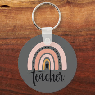Porte-clés Enseigner Professeur Amour Inspirer Cadeau Arc-en-