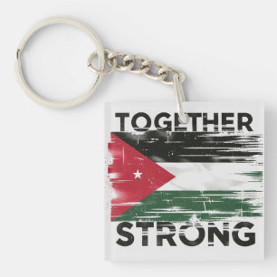 Porte-clés Ensemble un soutien solide Palestine